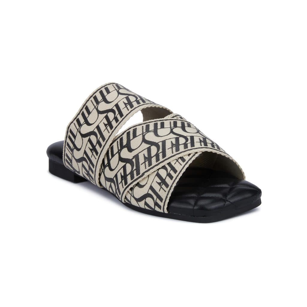 SHU PALETTE SOFT SIGNET ON CANVAS SANDALS รองเท้าแตะ รูปที่ 2