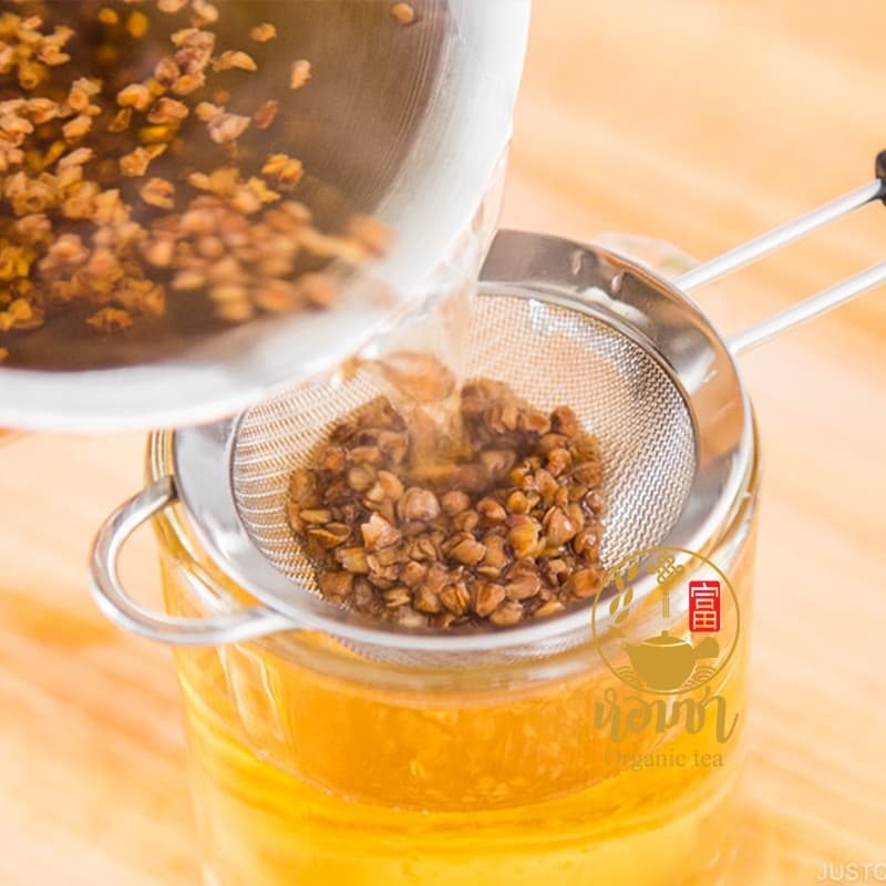 ชาบัควีท สีทอง เกรด A เม็ดใหญ่ เต็มเม็ด ไม่เป็นเศษ ไม่เป็นผง Golden Buckwheat Tea รูปที่ 3