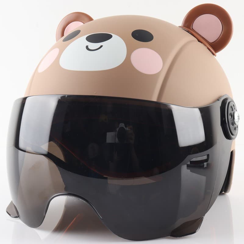 2-14ปี หมวกกันน็อคเด็ก หมวกกันน็อคสำหรับเด็ก รูปแบบการ์ตูน น่ารักๆ ระบายอากาศได้ดี เหมาะสำหรับเด็ก หมวกกันน็อคนิรภัย รูปที่ 9