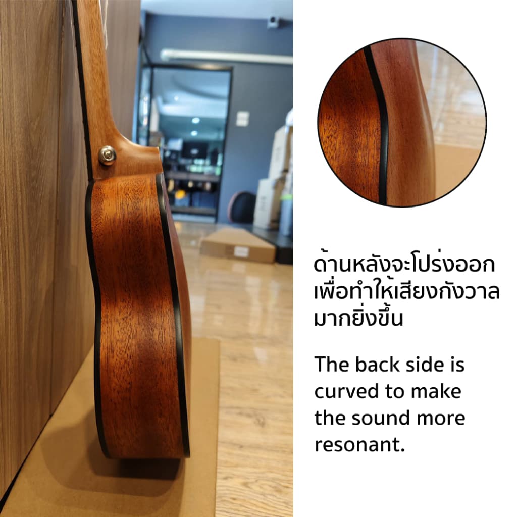 Ukulele Soprano Concert Kazuki Play Series อูคูเลเล่ โซพราโน่ & คอนเสิร์ต ฟรี จูนเนอร์และกระเป๋า รูปที่ 2