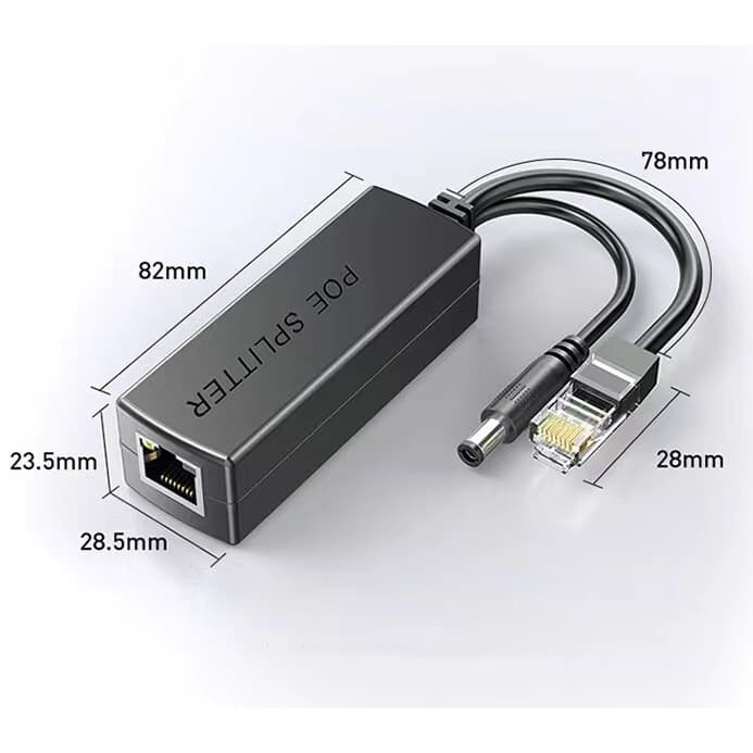 ตัวแยก POE 48v to 12v1A2A + LAN 10/100Mbps สำหรับใช้ร่วมกับ POE-B1210 Switch รูปที่ 8