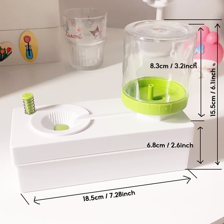 ถังล้างพู่กันพู่กัน Brush Washer สำหรับล้างแปรง สะดวก รวดเร็ว สามารถเปลี่ยนน้ำได้โดยอัตโนมัติ Brush Rinser รูปที่ 7