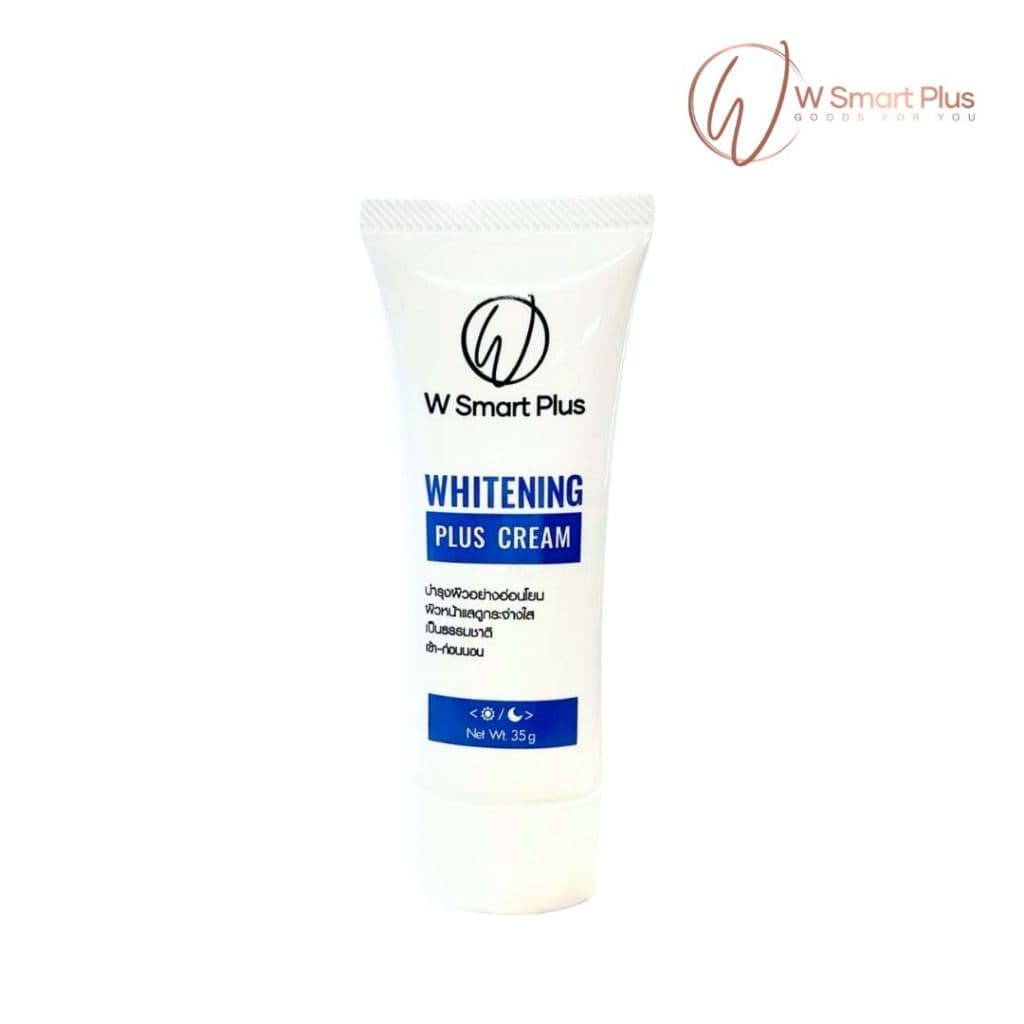 W Smart Plus Whitening Plus Cream 35 g. ครีมบำรุงผิวหน้า ไวท์เทนนิ่ง ให้ความชุ่มชื้น รูปที่ 1
