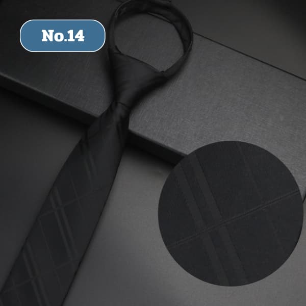 Hangerman เนคไทด์สำเร็จรูป ไม่ต้องผูกแบบซิบรูด ทำงานพรีเมี่ยม 6 ซม. รูปที่ 6