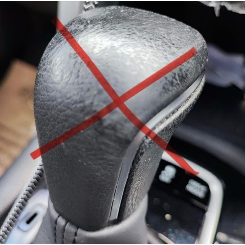 ชุดแต่งฝาครอบหัวเกียร์ ลายเคฟล่า toyota altis/corolla cross/camry กันรอยขีดข่วน เกีบร์ลอก ร่อน รูปที่ 2