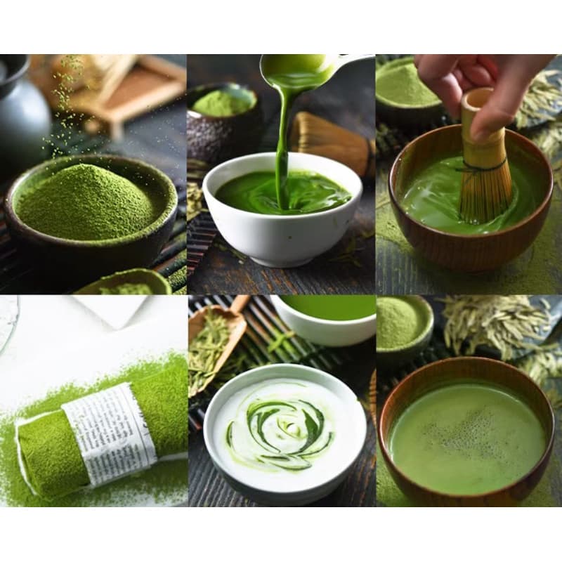 มัทฉะชาเขียว อูจิ ผงมัทฉะ Qingxi Ruozhu เกรดดีที่สุด 50 g.ซอง /35g.กระปุก รูปที่ 4