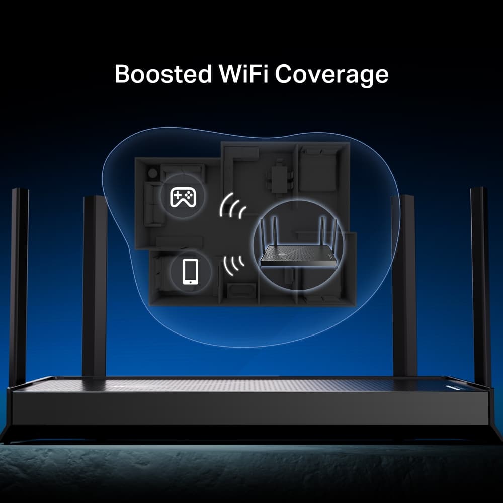 TP-Link Archer BE220 / Archer BE230 เราเตอร์ไวไฟ 7 BE3600 Dual-Band Wi-Fi 7 Router รองรับ EasyMesh รูปที่ 8