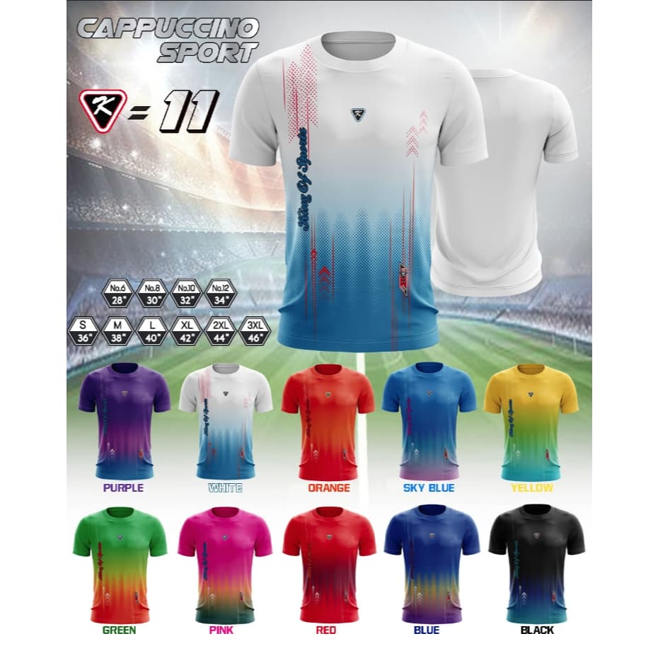 เสื้อกีฬาเด็ก คาปูชฺโน่ K11 รูปที่ 9