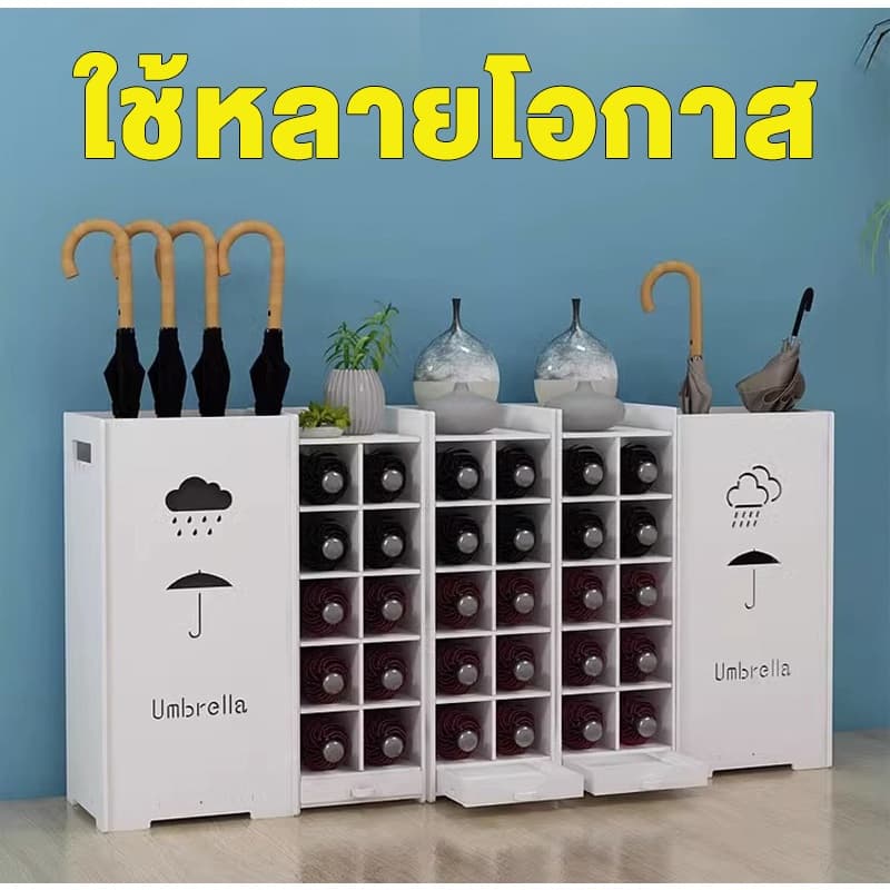 กล่องไม้ใส่ร่ม ที่เก็บร่ม ที่เก็บร่มสไตล์มินิมอลสําหรับบ้านในโรงแรม รูปที่ 3