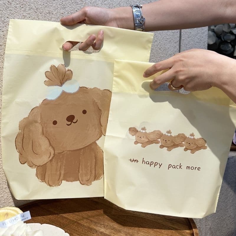 ถุงหูเจาะมีลายหูแข็งแรงมี3ขนาดแพ็ค50ใบต่อดแพ็ค