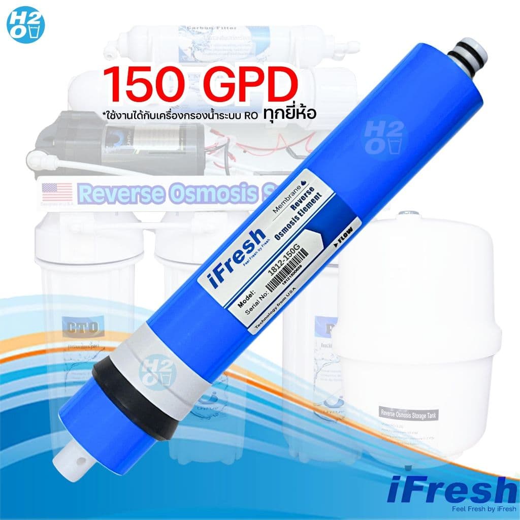 iFresh ชุดไส้กรอง 20 นิ้ว ไส้กรองตู้น้ำหยอดเหรียญ PP Resin Carbon Block Gac ไส้กรอง RO 150G ระบบRO รูปที่ 8