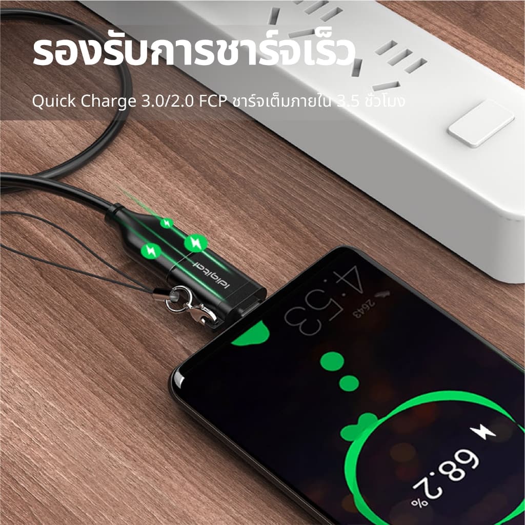 ส่งจาก กทมIdigital OTG USB 3.0 to Type-C / Type-C to USB 3.0 Adapter, 5Gbps, เหมาะสำหรับแล็ปท็อป, โทรศัพท์มือถือ รูปที่ 2