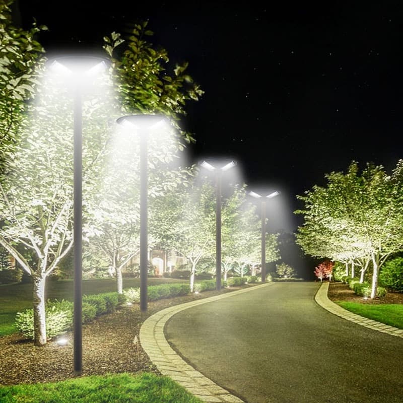 ไฟถนนโซล่าเซลล์ ไฟ UFO สว่างยันเช้า พลังงานแสงอาทิตย์ UFO Solar Light สว่าง360องศา ประกัน 1 ปี รูปที่ 2