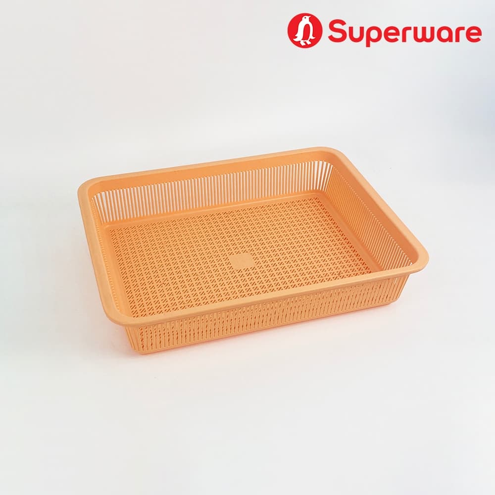 Srithai Superware ตะกร้าใส่ของพลาสติก ถาดรองอเนกประสงค์สี่เหลี่ยม รุ่น B-SERIES รูปที่ 8
