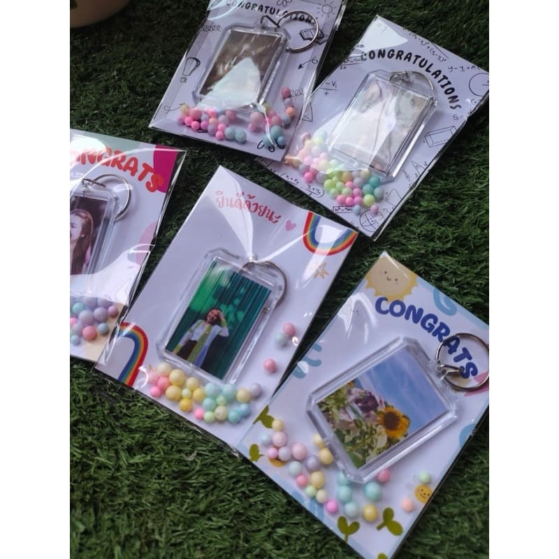 พวงกุญแจใส่รูปพร้อมการ์ด รูปตัวเอง รูปศิลปิน รับทำ give away รูปที่ 4