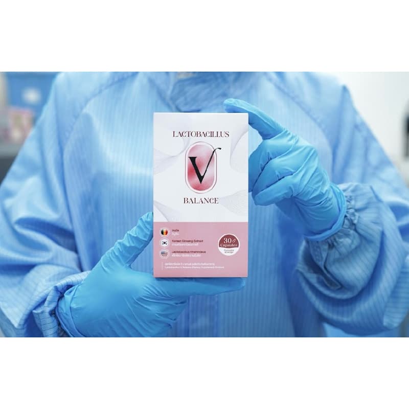 Lactobacillus V Balance แลคโตบาซิลลัส ที่มุ่งตรงไปที่ช่องคลอด วิตามินปรับสมดุลช่องคลอด ลดตกขาวเรื้อรัง/การติดเชื้อ hpv รูปที่ 6