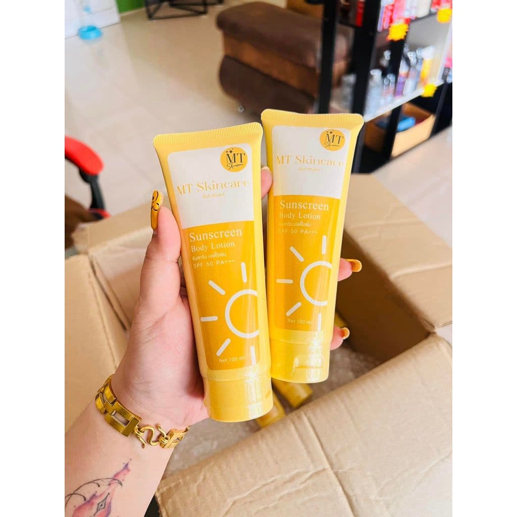 MT SUNSCREEN BODY LOTION กันแดดไม่วอก รูปที่ 5