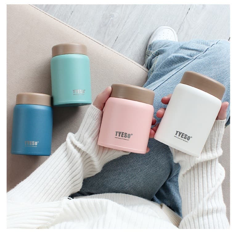 แก้วน้ำมินิเก็บอุณหภูมิ Tyeso 220ML.และ280ML. เล็กพกพาง่ายใส่กระเป๋าได้น้ำไม่รั่วซึม มี 2ขนาด รูปที่ 2