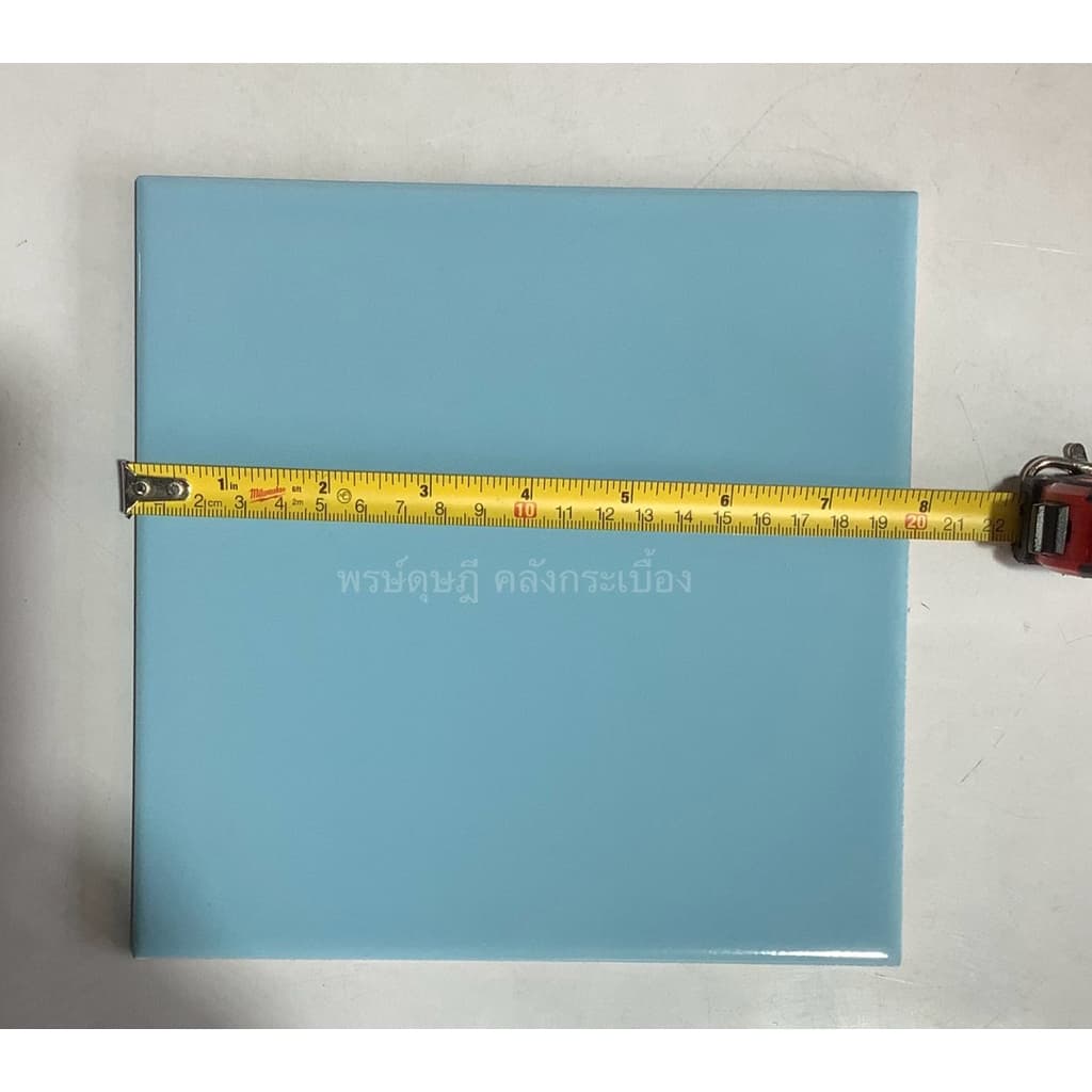 กระเบื้องปูผนัง SOSUCO สีขาว/สีฟ้า 8”x8”*A รูปที่ 4