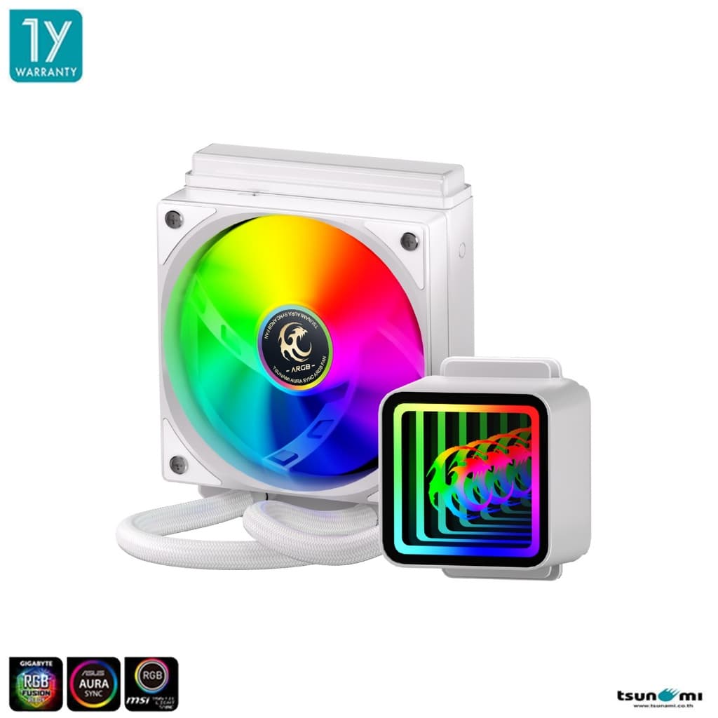 ชุดน้ำระบบปิด Tsunami V120 ARGB TDP 230W AIO Liquid Cooler รับประกัน 1 ปี รูปที่ 6