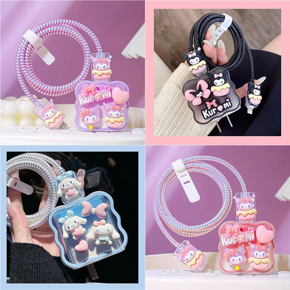 เชือกป้องกันสายเคเบิลข้อมูล For เคสป้องกันเครื่องชาร์จ iPhone PD 20W 18W รูปที่ 1