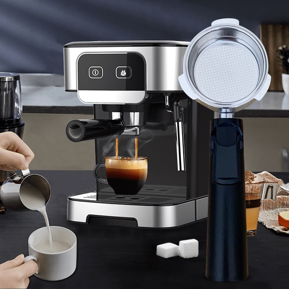 51/58mm ก้านชงกาแฟ ด้ามชงกาแฟ หัวชงกาแฟ Bottomless Portafilter stainless 304, รูปที่ 5