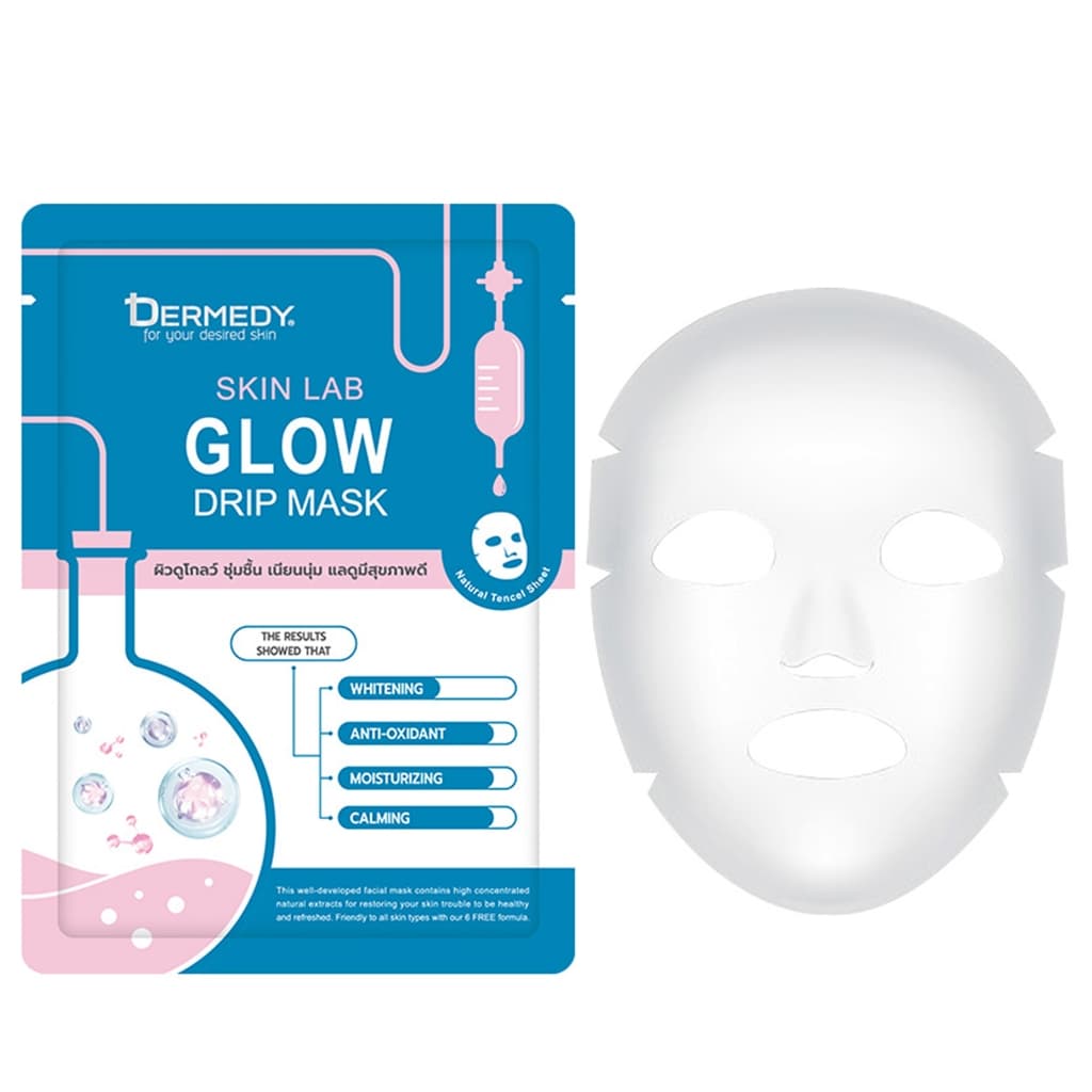 DERMEDY - Skin Lab Glow Drip Mask เดอร์มีดี สกิน แลบ โกลว์ ดริป มาสก์ รูปที่ 3