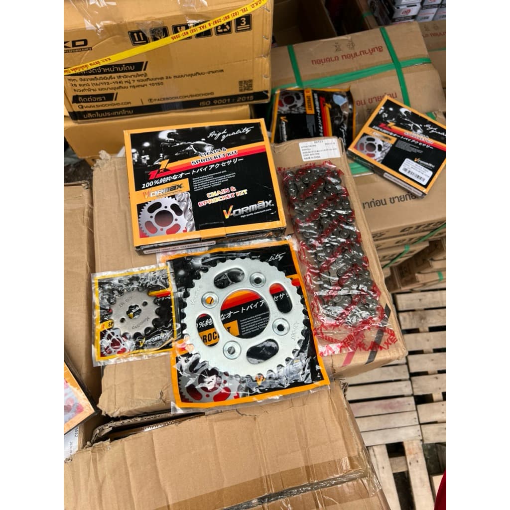 VORMAX โซ่สเตอร์ 3ชิ้น 428W125 WAVE100S ยูบ๊อกซ์ WAVE110I WAVE25I MSX125 DREAM SUPER CUP รูปที่ 5
