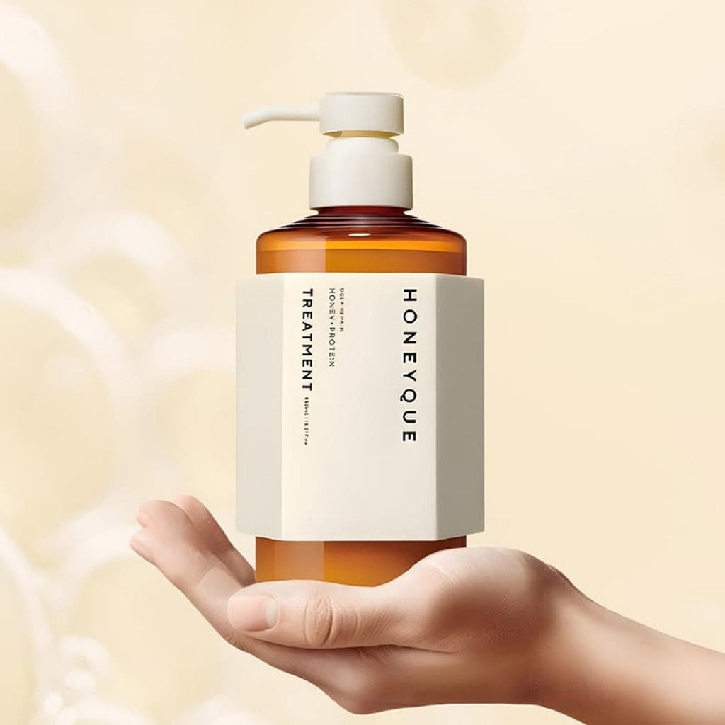 HONEYQUE - Deep Repair Honey + Protein Treatment ดีพ รีแพร์ ฮันนี่ + โปรตีน ทรีตเมนต์ รูปที่ 3