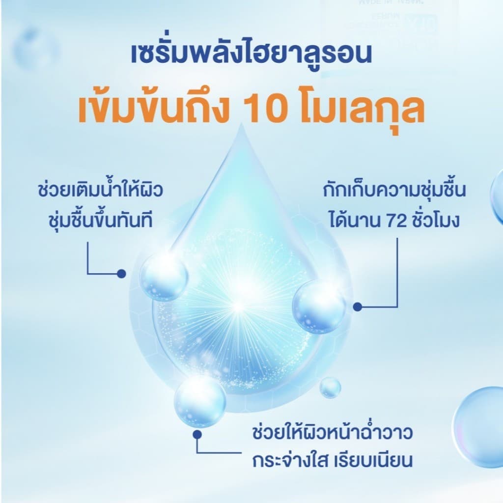 SOS HYALURON X10 ADVANCED CONCENTRATE 9ml เอะสึ โอ เอะสึ เซรั่มเข้มข้น 10 โมเลกุล รูปที่ 9