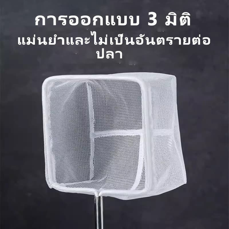 สวิงตักปลา สวิงเล็ก สวิงสำหรับตู้ปลา สวิงตู้ปลา สวิงสำหรับตู้ปลา สแตนเลส ยืดได้ อวนจับปลา รูปที่ 3