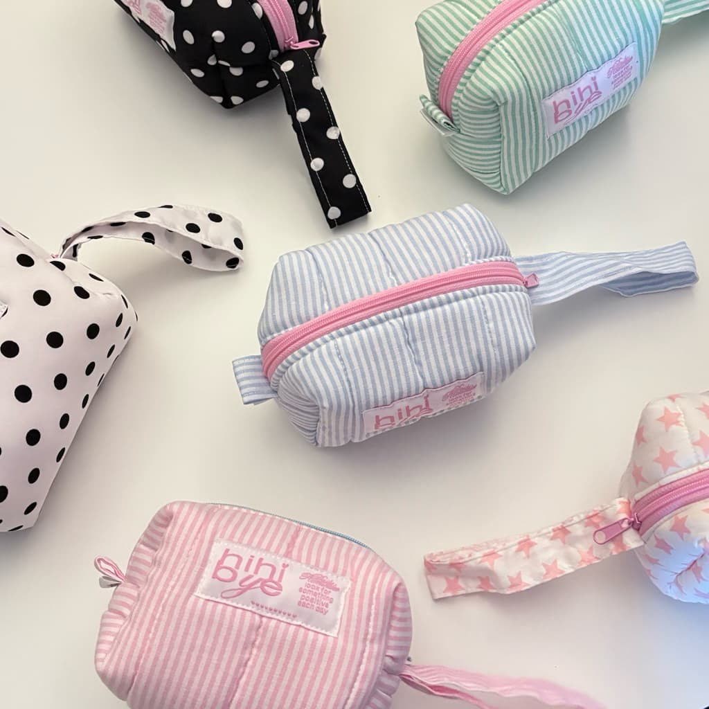 Hihibye mini fluffy pouch bag รูปที่ 2