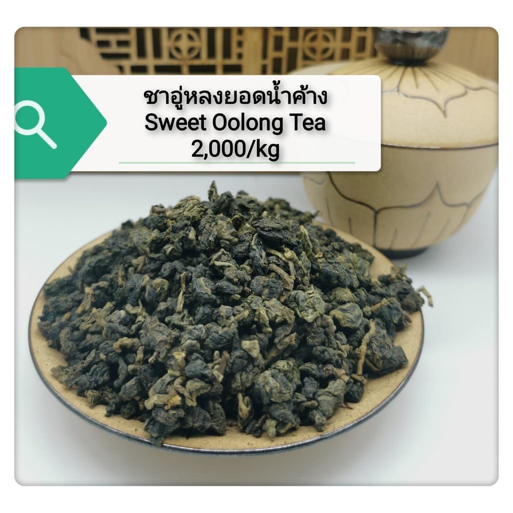 ชาอู่หลงไต้หวันยอดน้ำค้าง 云雾乌龙茶 Sweet Oolong Tea รูปที่ 6