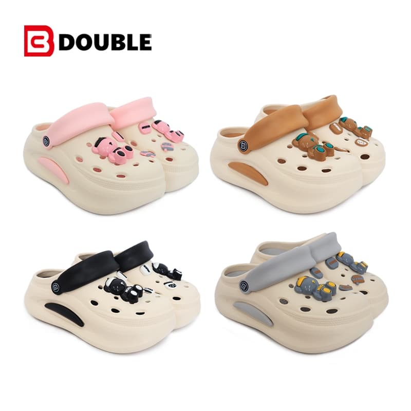 BB DOUBLE 2026 สไตล์ทันสมัยและเป็นที่นิยม หน้าร้อน ใส่ง่าย ทนทาน EVA ป้องกันลื่น นุ่มสบาย สำหรับใส่บนชายหาด BDE738-1 รูปที่ 3