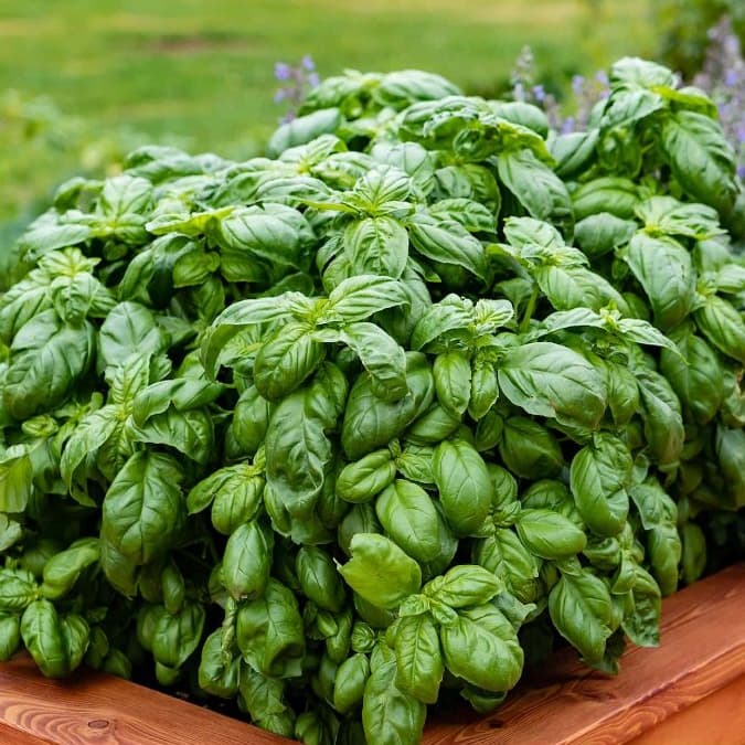 เมล็ดพันธุ์ อิตาเลี่ยน เบซิลใบใหญ่ Italian Large Leaf Basil Seed บรรจุ 400 เมล็ด คุณภาพดี รูปที่ 4