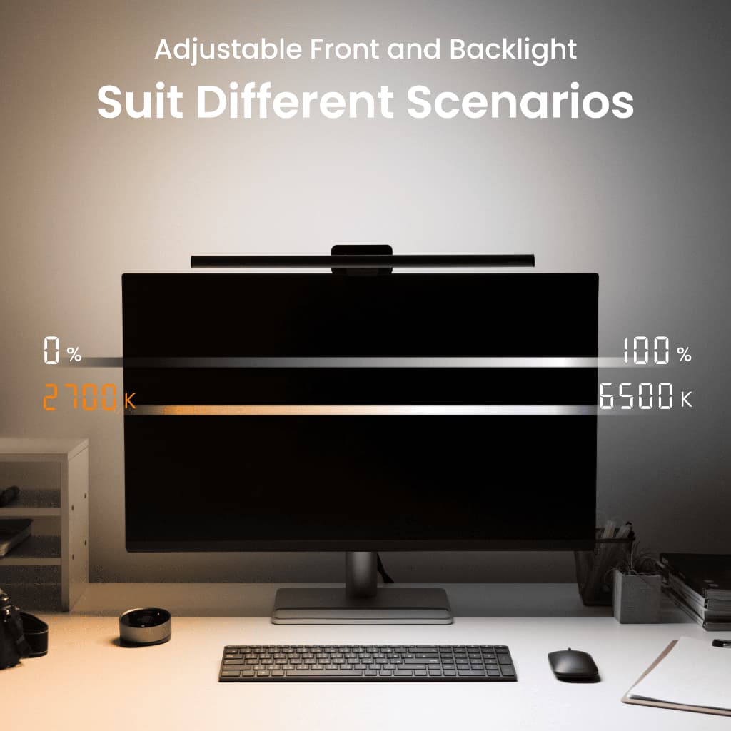 BenQ ScreenBar Halo 2 Computer Monitor Light Bar ไฟ LED สำหรับจอคอมพิวเตอร์ รูปที่ 5