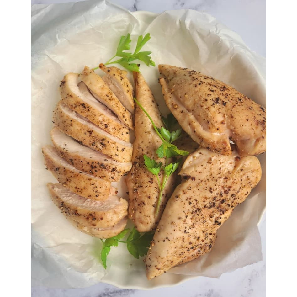 อกไก่นุ่มกระเทียมพริกไทยเซเว่น อกไก่คลีน ลีน พร้อมทาน โปรตีนสูง ไขมันต่ำ ลดน้ำหนัก คีโต ราคาประหยัด รูปที่ 3
