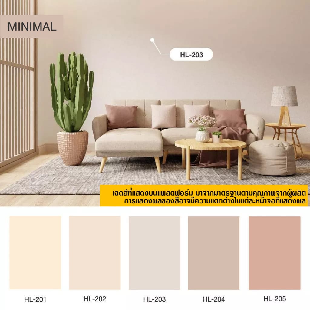 ฮีโร่ ลักซ์ สีทาบ้าน All-IN-1 สีทับหน้าและรองพื้นในตัว ทาผนัง ทาฝ้า HERO LUX รูปที่ 8