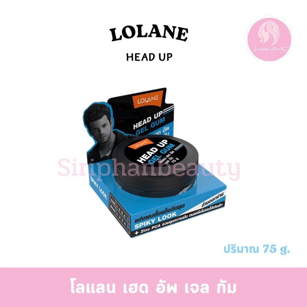 โลแลน Head Up Wax / Head Up Pomade 75 กรัม รูปที่ 4