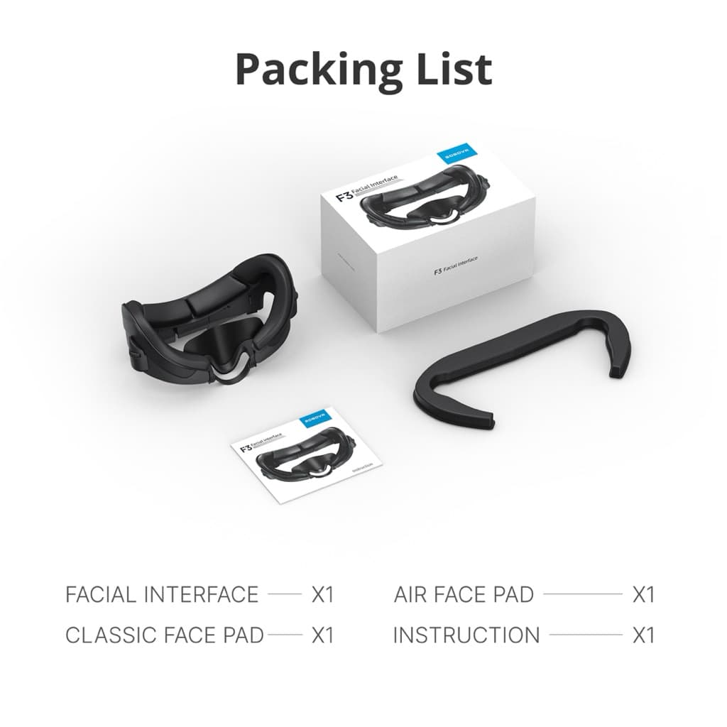 BOBOVR F3 Facial Interface for Meta Quest 3(รองรับพัดลม S3 Pro รูปที่ 9