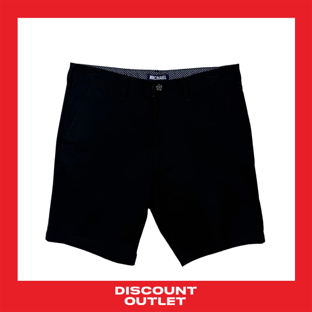 Discount Outlet กางเกงขาสั้นชาย สีพื้น 4กระเป๋า ผ้าคอตต้อน 100% รูปที่ 1
