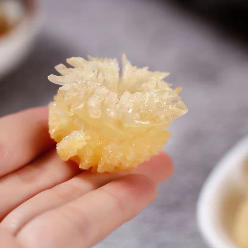 แมงกะพรุนหัวกระสุน ลวกน้ำร้อน10วิ จิ้มกับน้ำจิ้มซีฟู้ด 400g海蜇菊花 รูปที่ 4