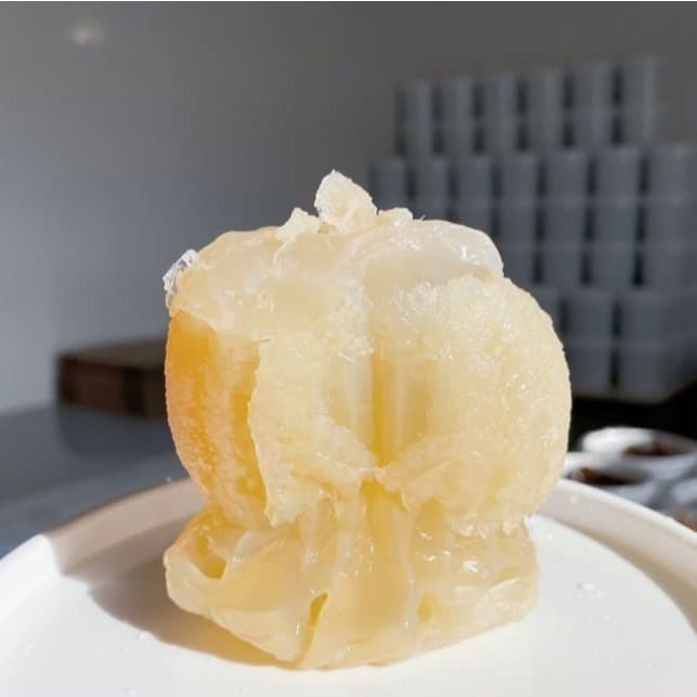แมงกะพรุนหัวกระสุน ลวกน้ำร้อน10วิ จิ้มกับน้ำจิ้มซีฟู้ด 400g海蜇菊花 รูปที่ 2