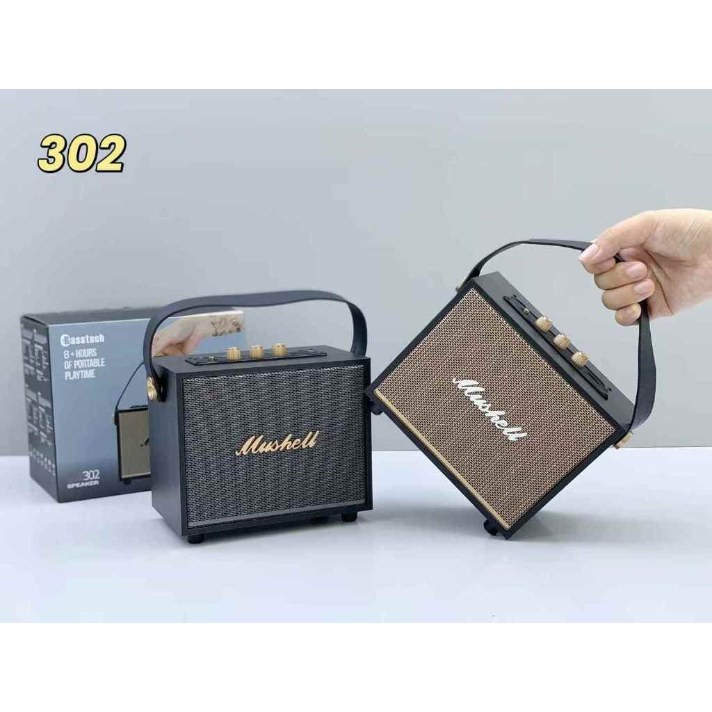 ลำโพงบลูทูธ ไร้สาย เสียงดี XM-302 ลำโพงตู้ไม้แบบพกพา สำหรับใช้ในบ้านและกลางแจ้ง ซับวูฟเฟอร์ เบสแน่น BT, USB, , TWS รูปที่ 2