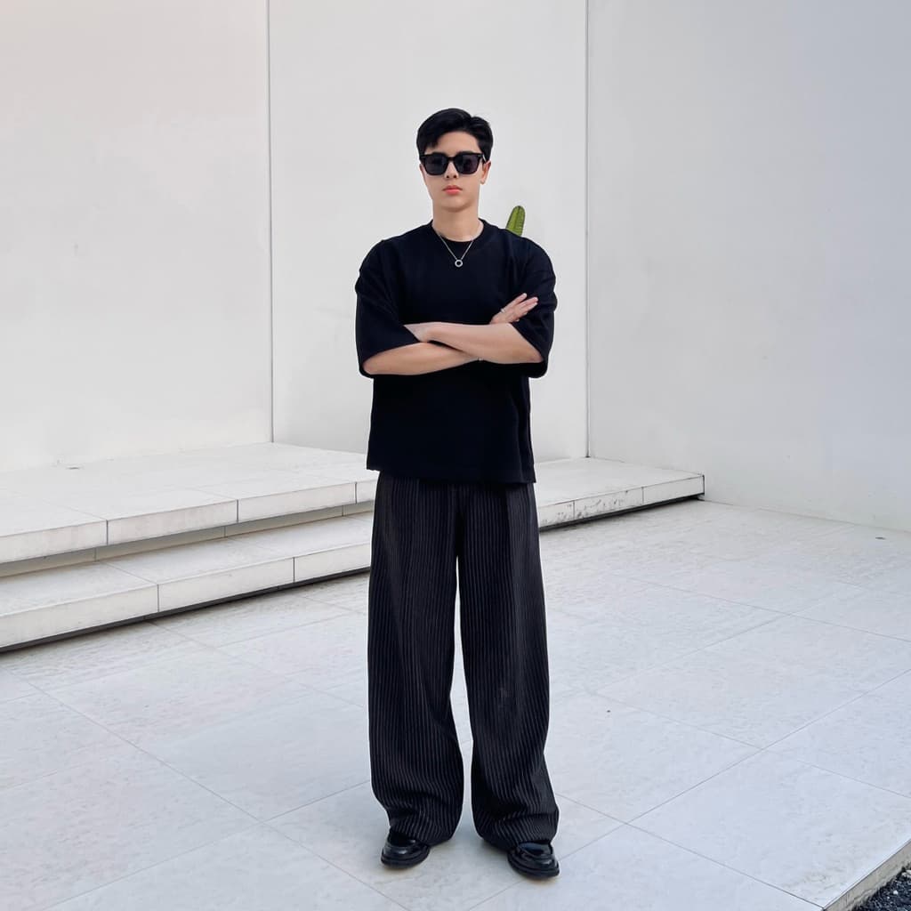 เสื้อยืด Boxy Oversized ทรงครอป V.2 รูปที่ 4