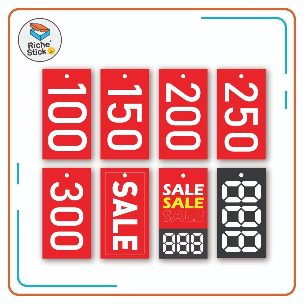 ป้ายแท็ก ห้อยสินค้า สุดคุ้ม ก้อนละ 100 ใบ รูปที่ 4