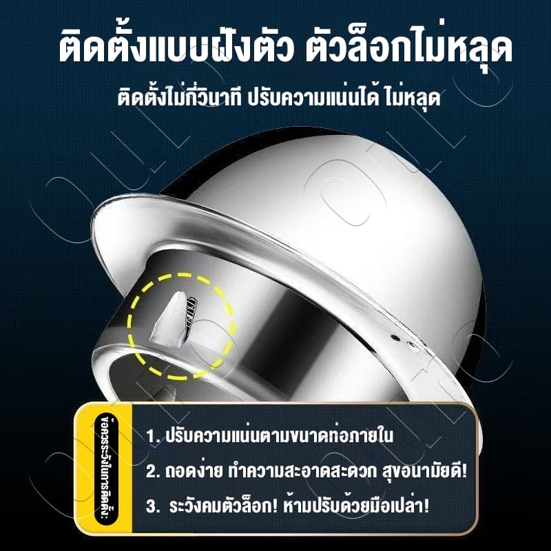 ส่งถุงกรู ฝาครอบช่องระบายอากาศ 4/6/8/10/12นิ้ว สแตนเลส เครื่องดูดควัน พร้อมตะแกรงกันแมลง หน้ากากช่องระบายอ รูปที่ 3