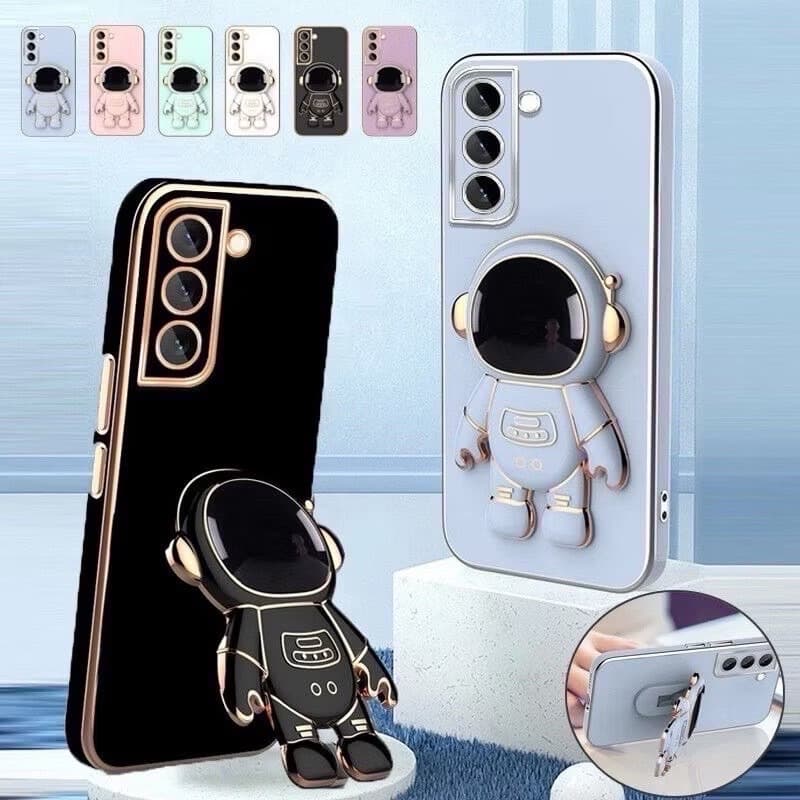 เคส อวกาศ ขาตั้ง สำหรับ samsung A16 A27 A36 A57 A37 A56 A25 A15 A17 A35 A55 S24FE S25FE อวกาศ ขาตั้งได้ แบบนิ่ม สวยหรู รูปที่ 1