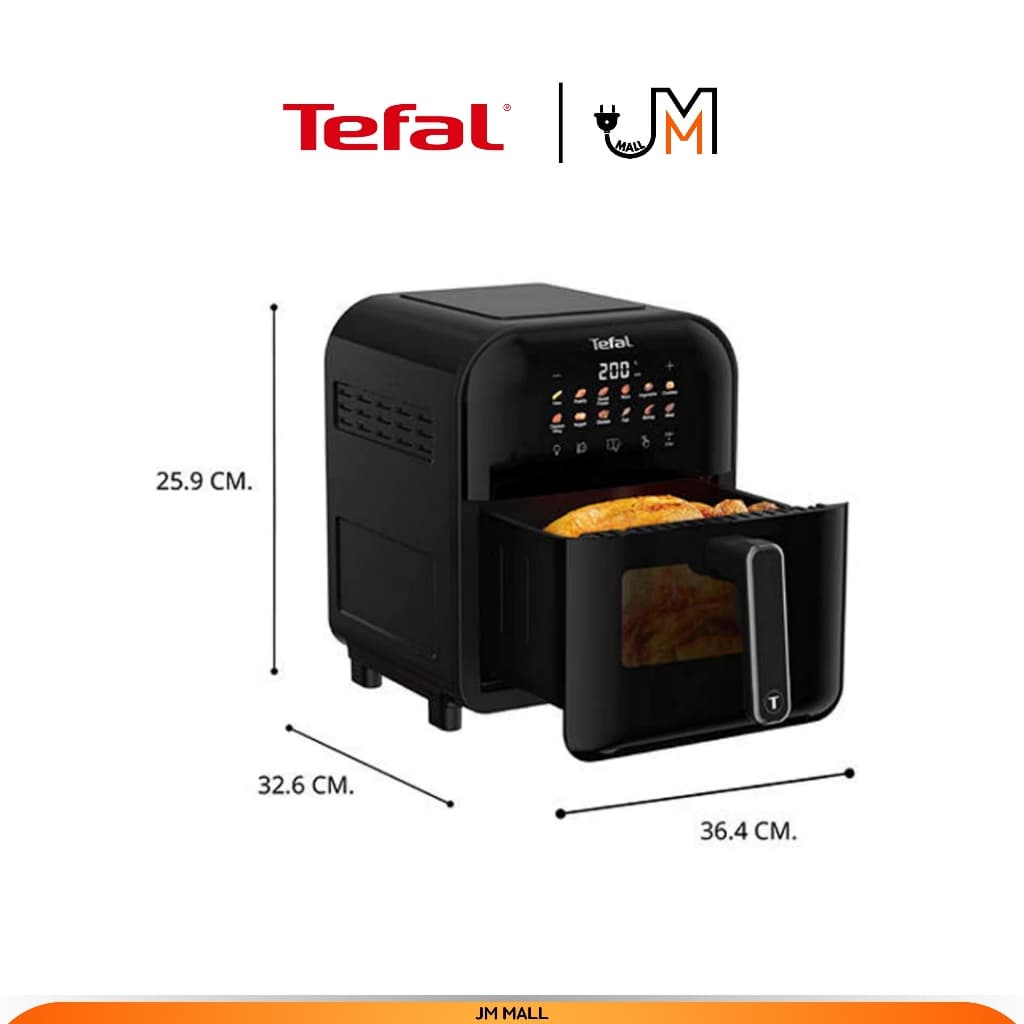 TEFAL หม้อทอดไร้น้ำมันอินฟราเรด ระบบดิจิทัล ขนาด 6 ลิตร กำลังไฟ 1,835 วัตต์ รุ่น EY821868​ รูปที่ 5