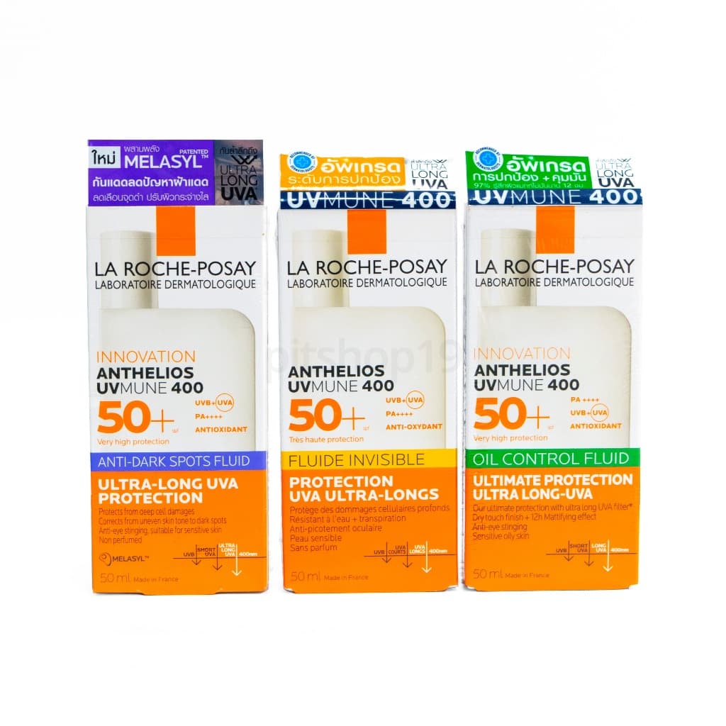 ใหม่!! ของแท้ ฉลากไทย La Roche Posay Anthelios UVMune 400 SPF50+ กันแดดเนื้อฟลูอิด รูปที่ 2